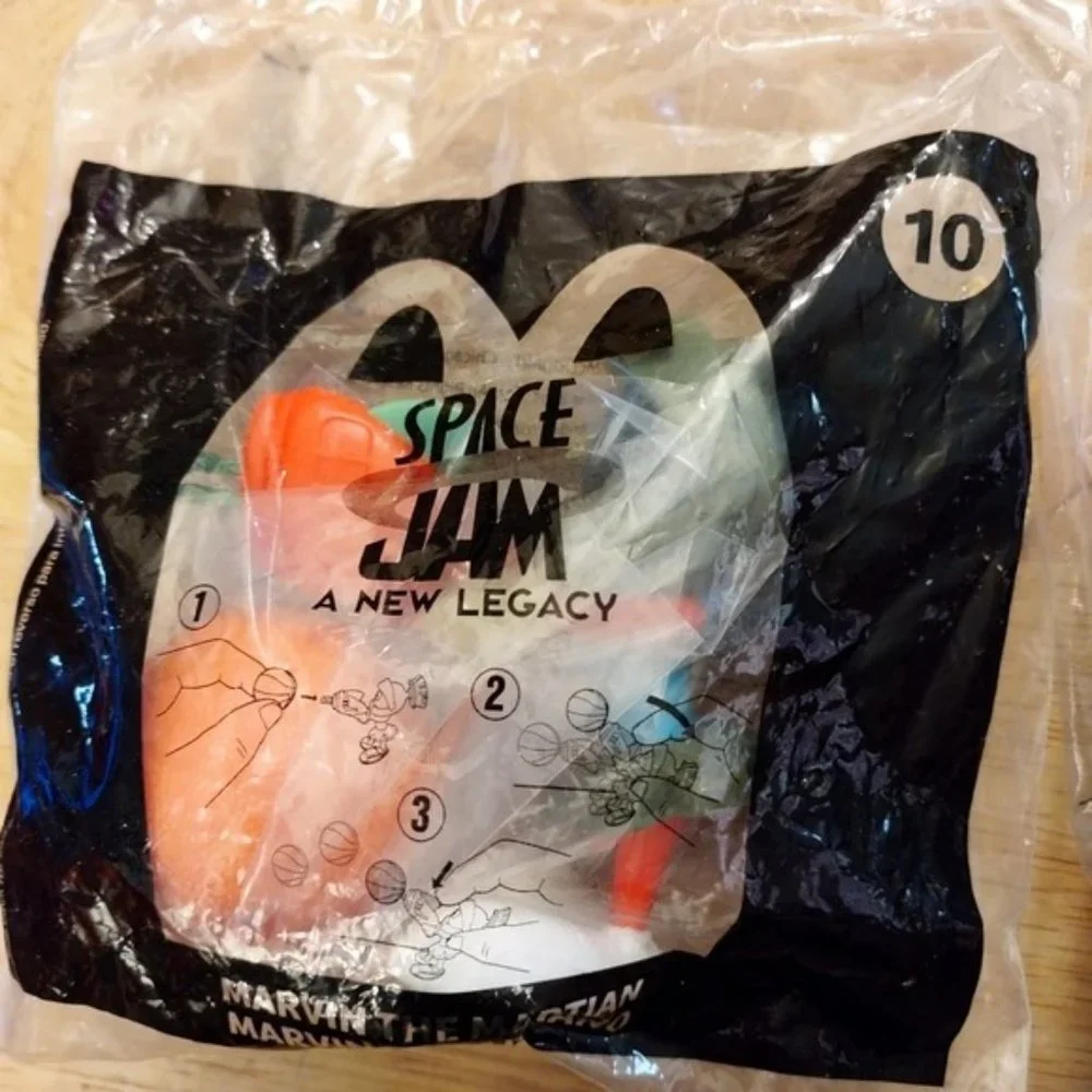 McDONALD'S HAPPY MEAL TOYS-LOT OF 3- SPACE JAM--BRAND NEW-SEALED
